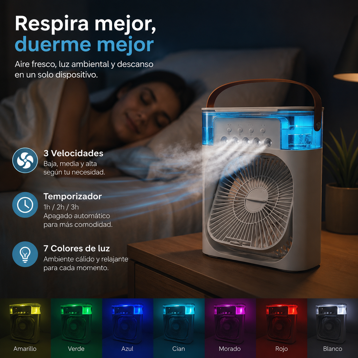 Enfriador de Aire 3 en 1